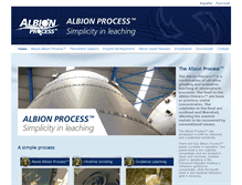 Tablet Screenshot of albionprocess.com